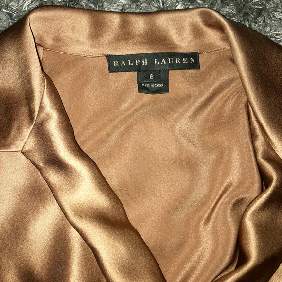 Ralph Lauren Silk Wrap Blouse - Picture 4 of 7